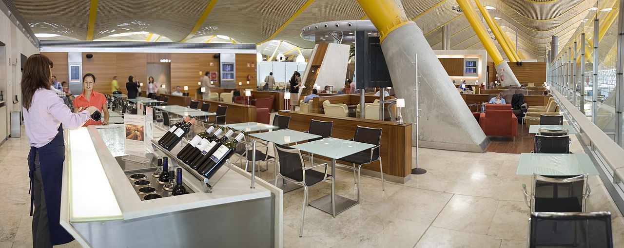 Airport lounge — where the points strategy pays off in comfort